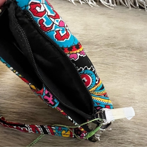 New VERA BRADLEY Parisian Paisley 2016Smart Phone Wristlet Wallet Lippies - Picture 14 of 17